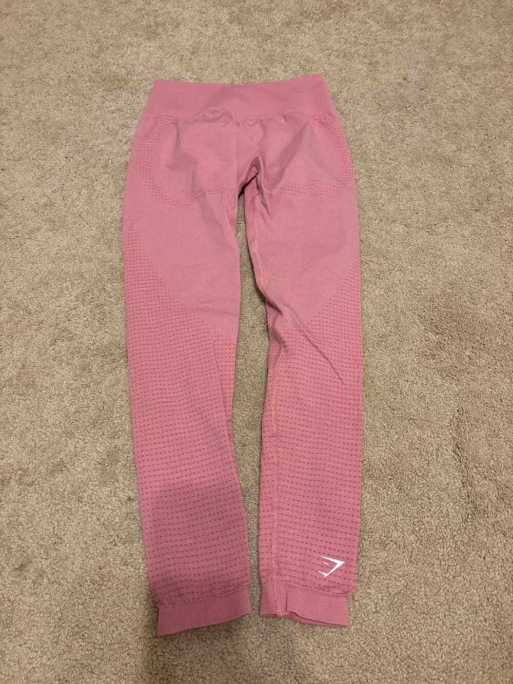 Gymshark Pink Seamless High-Waist Leggings - Picture 3 of 5
